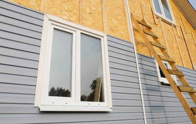 Installation revêtement extérieur maison